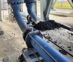 Bromley wastewater treatment plant dewatered sludge